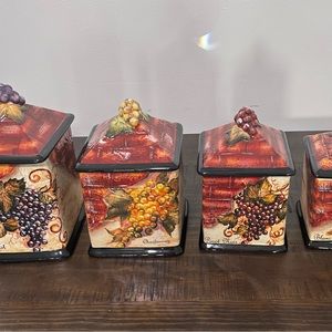 Certified Internacional Spice Jars